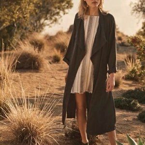 Anthropologie Kimono Trench Coat / Robe